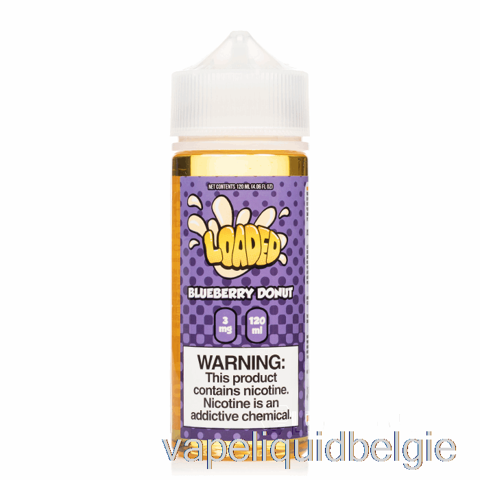 Vape Smaken Bosbessen Donut - Geladen E-vloeistof - Meedogenloze Dampen - 120ml 6mg